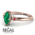 Marquise Emerald Geometrical Engagement Ring - Reese No. 50 image 2
