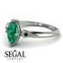 Marquise Emerald Geometrical Engagement Ring - Reese No. 36 image 2