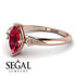 Marquise Ruby Geometrical Engagement Ring - Reese No. 11 image 2
