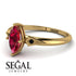 Marquise Ruby Geometrical Engagement Ring - Reese No. 40 image 2