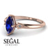 Marquise Sapphire Geometrical Engagement Ring - Reese No. 14 image 2