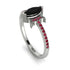Marquise Cut Black Diamond Pave Ring - Kathleen No. 54 image 1