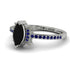 Marquise Cut Black Diamond Pave Ring - Kathleen No. 69 image 3