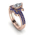 Marquise Cut Diamond Pave Bridal Set - Kathleen No. 62 image 1