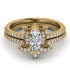 Marquise Cut Diamond Pave Bridal Set - Kathleen No. 1 image 2