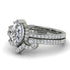 Marquise Cut Diamond Pave Bridal Set - Kathleen No. 3 image 3