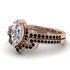 Marquise Cut Diamond Pave Bridal Set - Kathleen No. 32 image 3