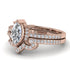 Marquise Cut Diamond Pave Bridal Set - Kathleen No. 2 image 3