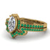 Marquise Cut Diamond Pave Bridal Set - Kathleen No. 16 image 3