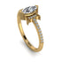 Marquise Cut Diamond Pave Ring - Kathleen No. 1 image 1