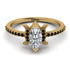 Marquise Cut Diamond Pave Ring - Kathleen No. 31 image 2