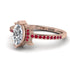 Marquise Cut Diamond Pave Ring - Kathleen No. 47 image 3