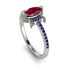 Marquise Cut Ruby Pave Ring - Kathleen No. 72 image 1