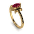 Marquise Cut Ruby Pave Ring - Kathleen No. 40 image 1