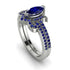 Marquise Cut Sapphire Pave Bridal Set - Kathleen No. 75 image 1