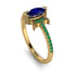 Marquise Cut Sapphire Pave Ring - Kathleen No. 28 image 1