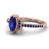 Marquise Cut Sapphire Pave Ring - Kathleen No. 74 image 3