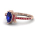 Marquise Cut Sapphire Pave Ring - Kathleen No. 59 image 3