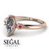 Marquise Diamond Geometrical Engagement Ring - Reese No. 47 image 2