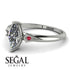 Marquise Diamond Geometrical Engagement Ring - Reese No. 48 image 2
