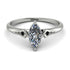 Marquise Diamond Geometrical Engagement Ring - Reese No. 33 image 1