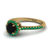 Milgrain Halo Black Diamond Ring - Betty No. 22 image 3