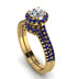 Milgrain Halo Diamond Bridal Set - Betty No. 61 image 1