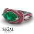 Milgrain Marquise Emerald Engagement Ring - Marley No. 51 image 3