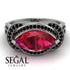 Milgrain Marquise Ruby Engagement Ring - Marley No. 42 image 2