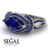 Milgrain Marquise Sapphire Engagement Ring - Marley No. 75 image 3