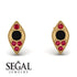 Milgrain Marquise Black Diamond Earrings - Faye No. 52 image 9
