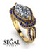 Milgrain Marquise Diamond Engagement Ring - Marley No. 61 image 10