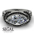 Milgrain Marquise Diamond Engagement Ring - Marley No. 33 image 12