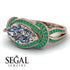 Milgrain Marquise Diamond Engagement Ring - Marley No. 17 image 3