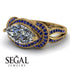 Milgrain Marquise Diamond Engagement Ring - Marley No. 61 image 3