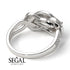 Milgrain Marquise Diamond Engagement Ring - Marley No. 3 image 6