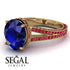 Milgrain Oval Ruby Engagement Ring - Nicole No. 58 image 10