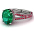 Milgrain Oval Ruby Engagement Ring - Nicole No. 51 image 1