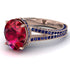 Milgrain Oval Sapphire Engagement Ring - Nicole No. 71 image 1