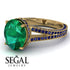 Milgrain Oval Sapphire Engagement Ring - Nicole No. 64 image 10