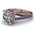 Milgrain Oval Sapphire Engagement Ring - Nicole No. 62 image 1