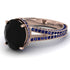 Milgrain Oval Sapphire Engagement Ring - Nicole No. 68 image 1