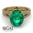 Milgrain Oval Diamond Engagement Ring - Nicole No. 4 image 3