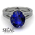 Milgrain Oval Diamond Engagement Ring - Nicole No. 15 image 3