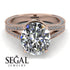 Milgrain Oval Diamond Engagement Ring - Nicole No. 2 image 3
