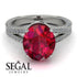 Milgrain Oval Diamond Engagement Ring - Nicole No. 12 image 3
