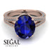 Milgrain Oval Diamond Engagement Ring - Nicole No. 14 image 3