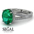 Milgrain Oval Diamond Engagement Ring - Nicole No. 6 image 10