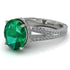 Milgrain Oval Diamond Engagement Ring - Nicole No. 6 image 1