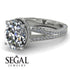 Milgrain Oval Diamond Engagement Ring - Nicole No. 3 image 10